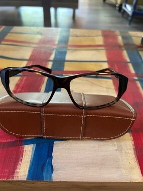 David YurmanTortoiseshell Rectangular Glasses Frame NWOT